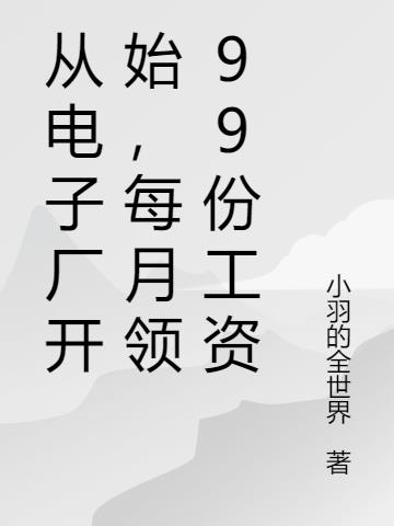 从电子厂开始,每月领99份工资